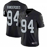 Nike Men & Women & Youth Raiders 94 Eddie Vanderdoes Black NFL Vapor Untouchable Limited Jersey,baseball caps,new era cap wholesale,wholesale hats